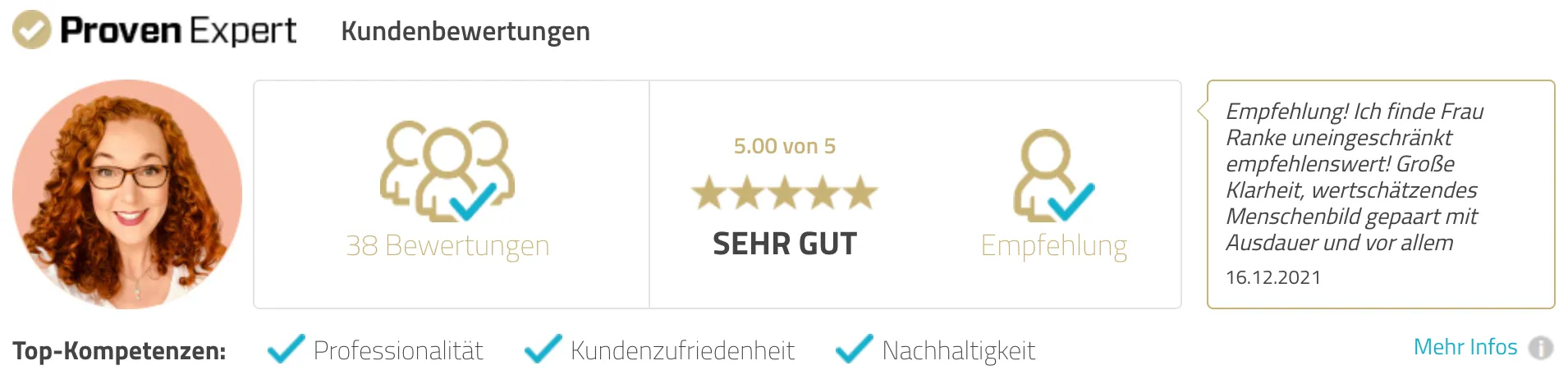Bewertung Proven Expert Bild